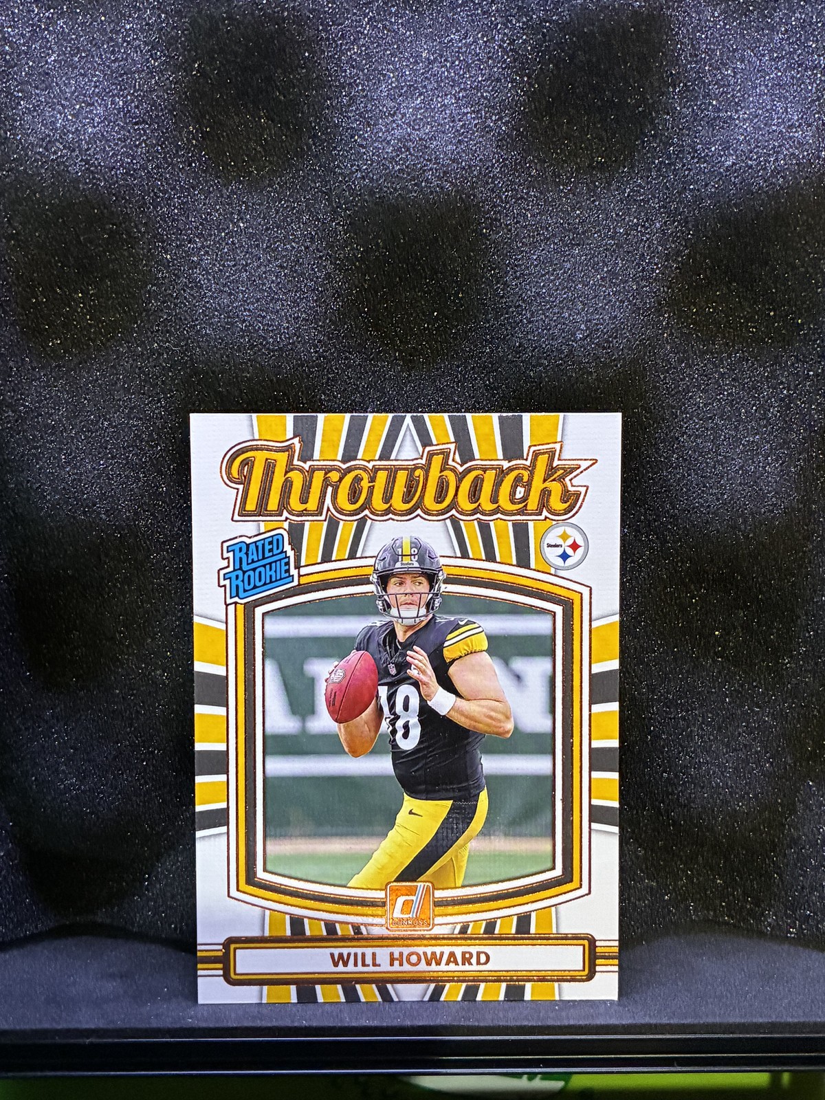 2025 Donruss #30 Will Howard Rated Rookies Throwback
