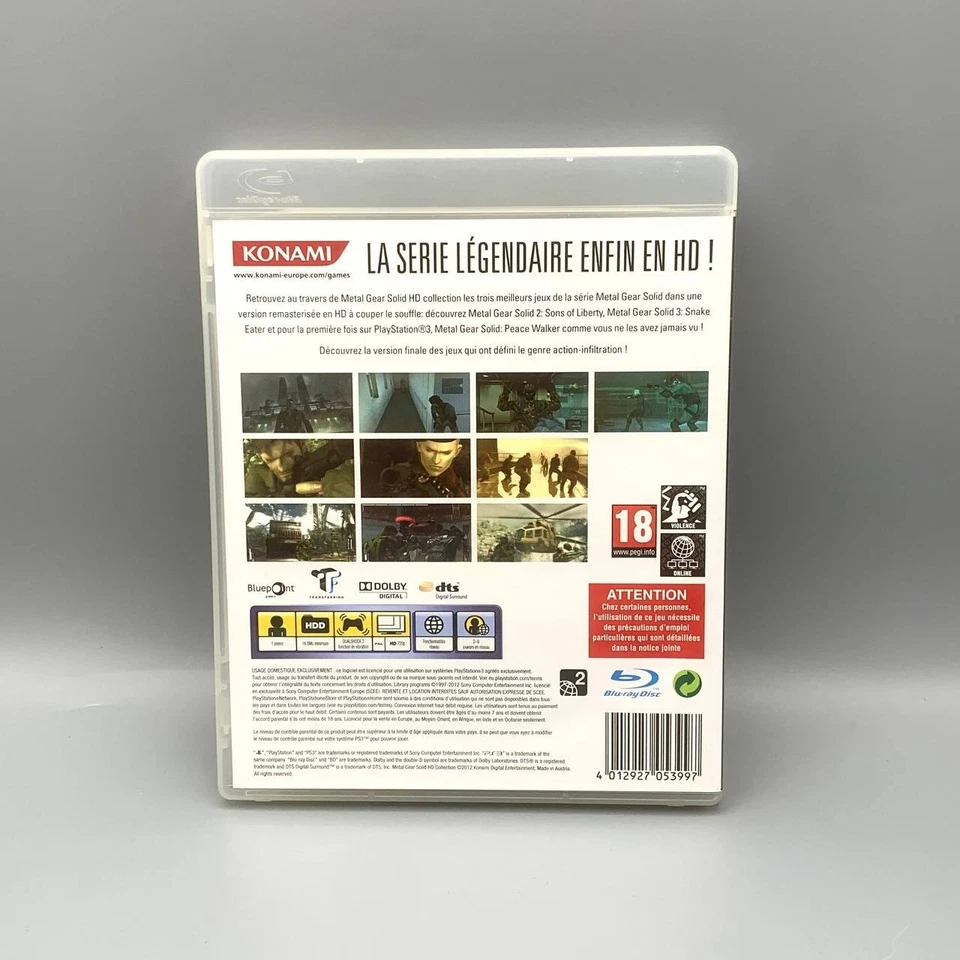 METAL GEAR SOLID HD COLLECTION PS3 Sony Playstation 3 PAL MULTILINGUA ITALIANO - Immagine 3 di 4