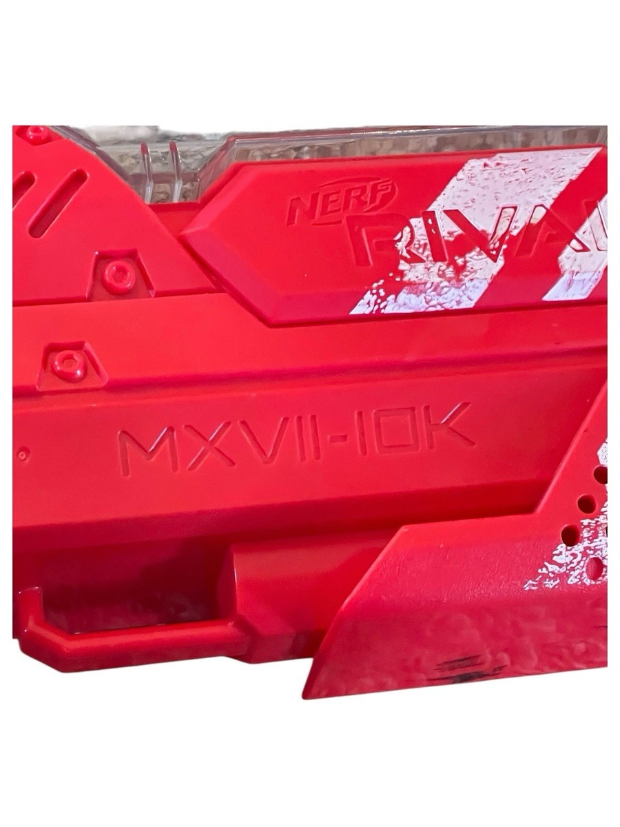 【大幅値下げ】NERF Rival Nemesis MXVII-10K（赤） Nerf Rival High-Capacity Nemesis MXVII-10K, Fully Motorized