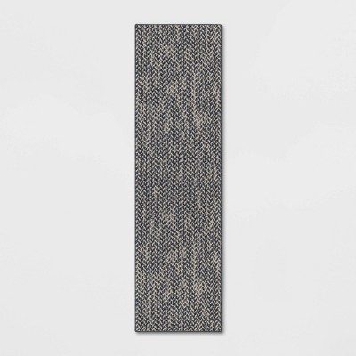 Washable Weave Herringbone Runner Rug - Threshold