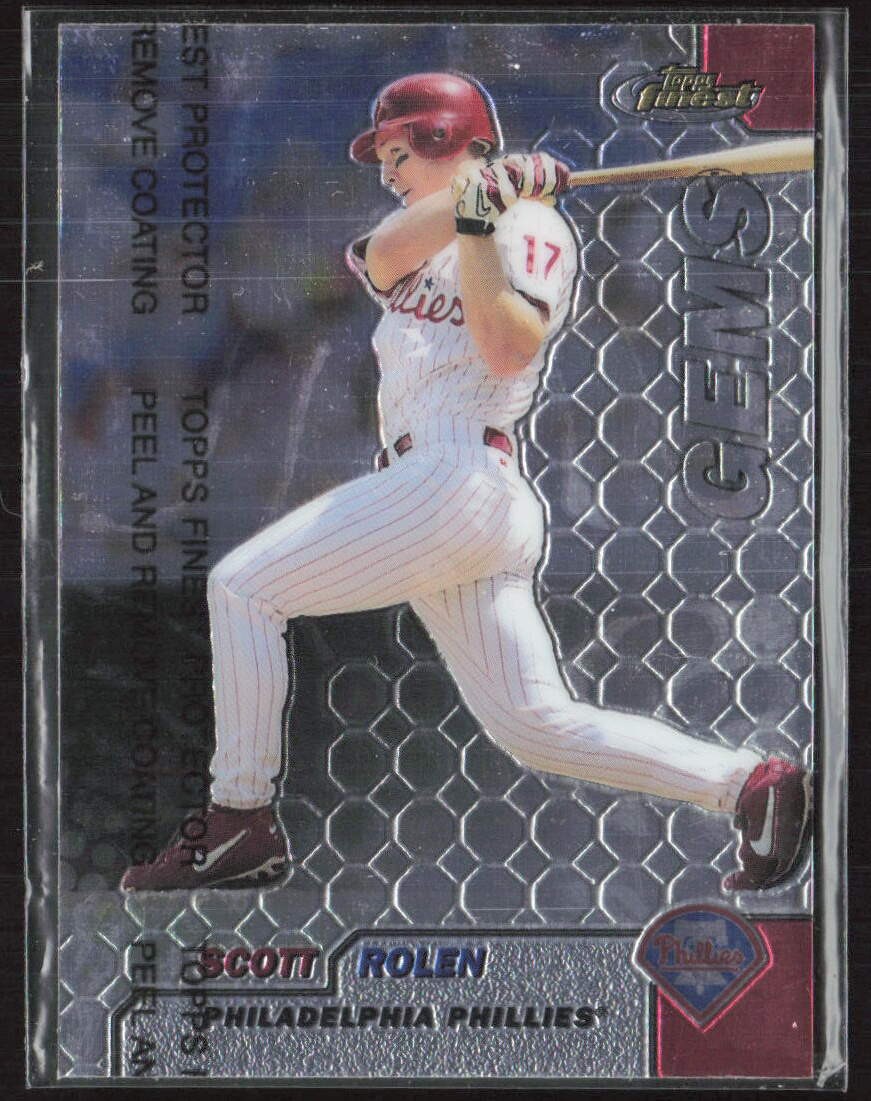 1999 Finest #118 Scott Rolen Philadelphia Phillies (JB)