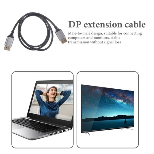 Display Port Cable 1m Male To Male Monitor Extension Cable Monitor Supply - 第 4/12 張圖片