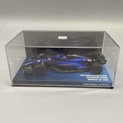 Minichamps F1 1:43 Williams FW45 Alexander Albon Bahrain GP 2023 Limited 333 pcs