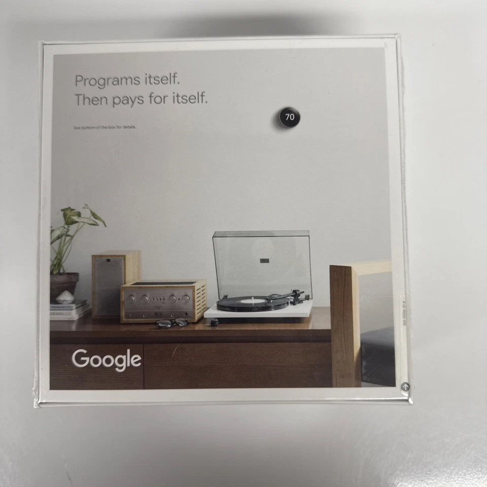 Google Nest Learning Termostato - Acero Inoxidable - T3007ES Nuevo En Caja Foto 3 de 4