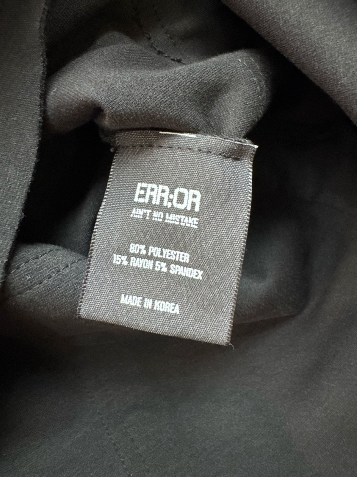 Err;or Distressed Patchwork Pullover Long Sleeve … - image 11