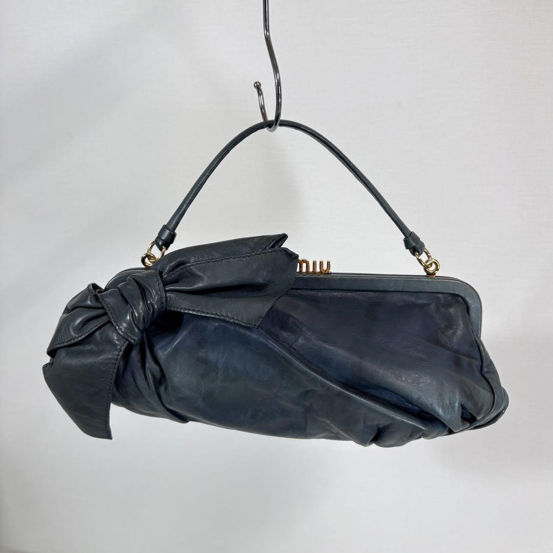 バッグ Miu Miu Archive Kiss Lock Frame Handbag バッグ Miu Miu Archive Kiss Lock Frame Handbag Miu Miu Black