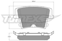 Tomex Brakes BremsbelÄGe Bremsbelagsatz Hinten Chrysler 300C Dodge Challenger