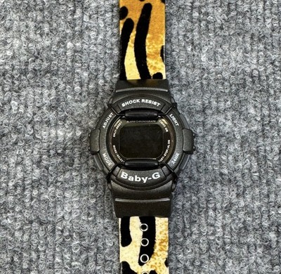 Baby-G Casio Watch Black Shock Resistant Digital Leopard  display picture 1