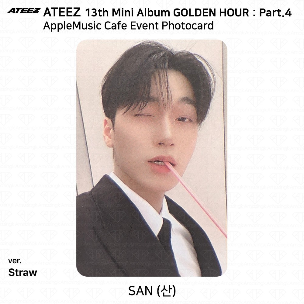 ATEEZ 13th Mini Album Golden Hour Part.4 AppleMusic Cafe Event