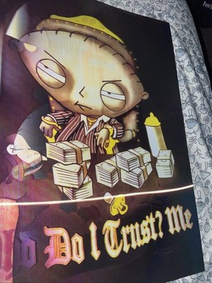 12 X 16 3D Stewie Poster