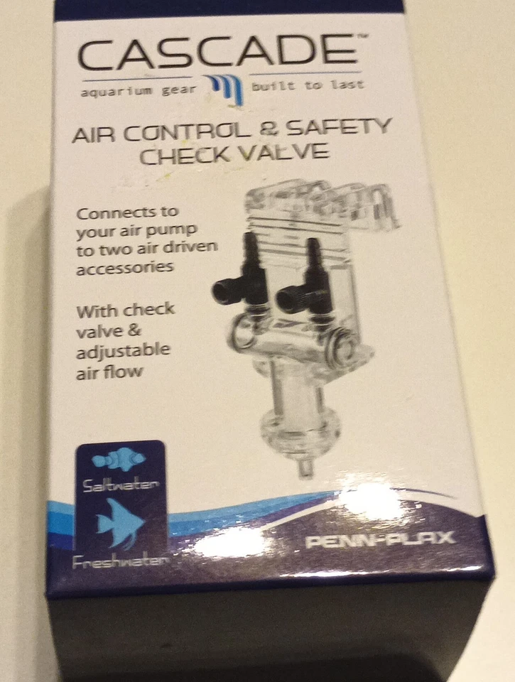 Brand -New Penn-Plax Cascade 3-Way Air Control Splitter and Safety Check Valve - Image 4 of 4