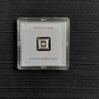 Geiger Edelmetalle 1 gram  .999  Silver Square in Sealed Assay Case 2nd Version