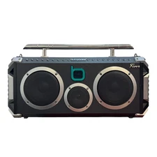 BUMPBOXX Flare6 Gray Bluetooth Boombox Rechargeable Speaker 150W