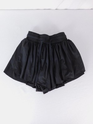 EWEDOOS Skort Womens XS Black Pleated Athletic Lined Drawstring Waist Stretch