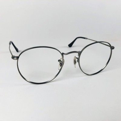 RAY-BAN Brille OLD TEXTURED SILVER ROUND Brillengestell MOD: RB3447V 2820
