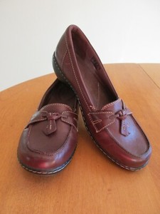 clarks ashland bubble burgundy