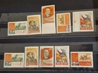 1957 RUSSIA. REVOLUTION ANNIV. PERF+ IMPERF IN FULL SETS. UNUSED/ MNH OG