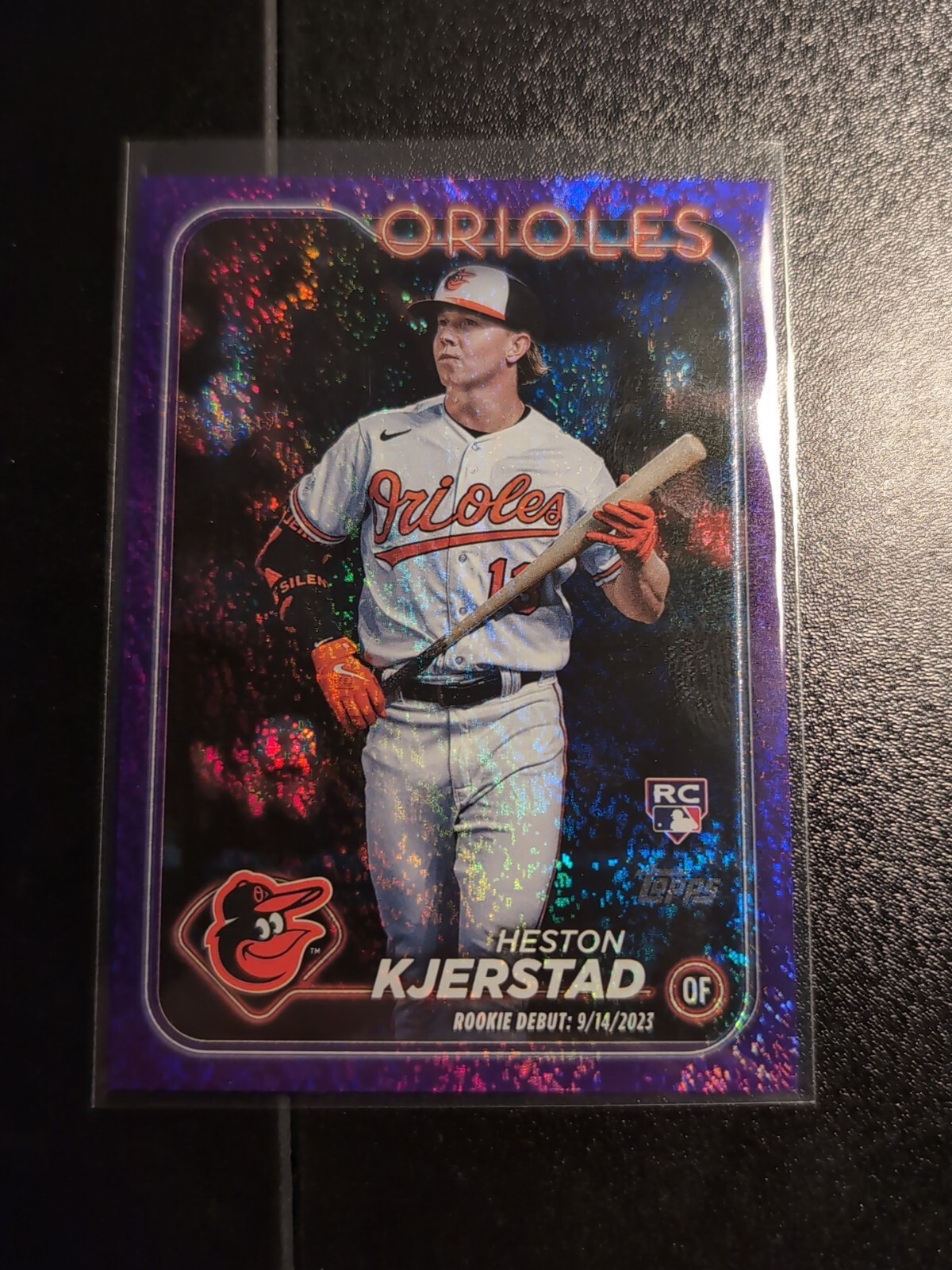 Heston Kjerstad 2024 Topps Update Series Purple Foil Rookie RC /799 Orioles US86