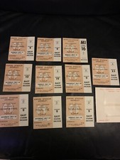1966 World Cup Wembley Season Ticket Fantastic Condition All 10 Games