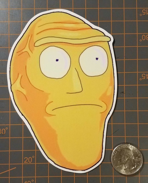Rick and Morty Sticker Big Head Cromulon Giant Head | eBay