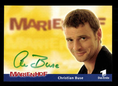 Christian Buse Marienhof Autogrammkarte Original Signiert # BC 91133