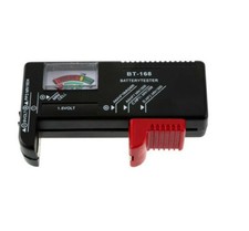 BT-168 Battery Tester 9V 1.5V AA AAA C D Universal Button Battery Volt Checker