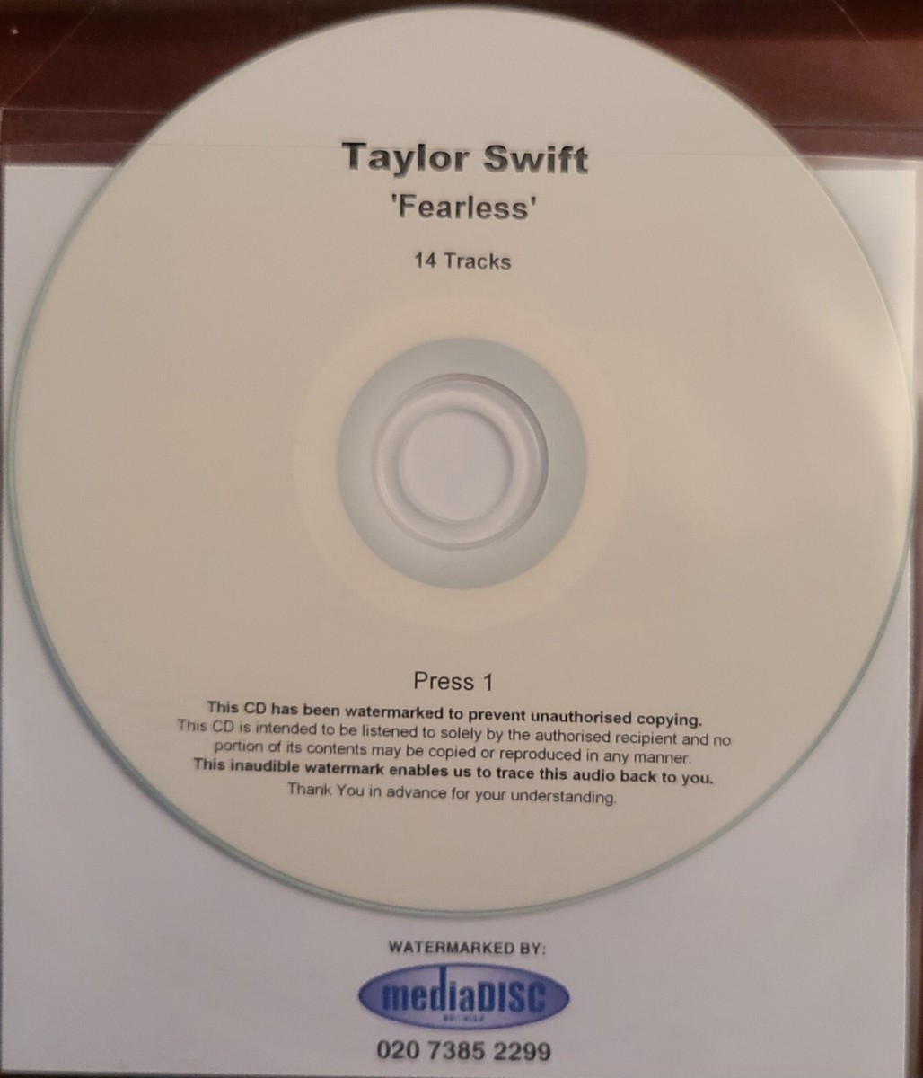 Taylor swift プロモCD Taylor Swift Fearless UK Promo Box