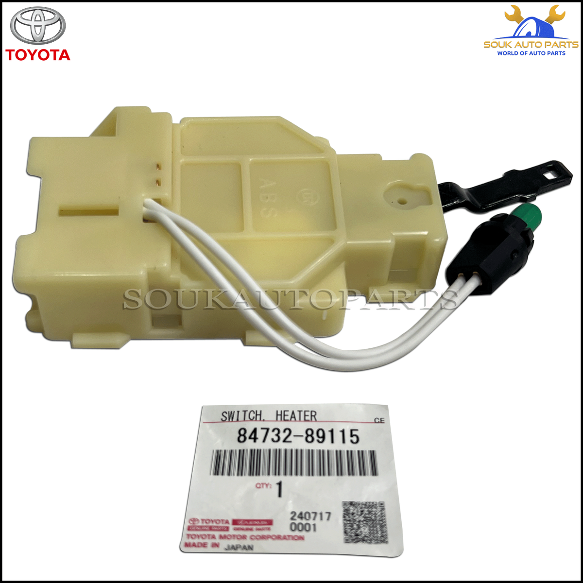 33 ① 84732-89115 Genuine Toyota SWITCH ASSY, HEATER BLOWER 8473289115
