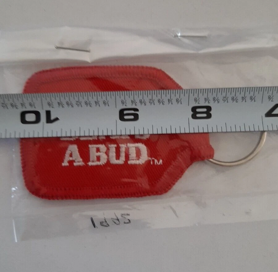 Bill Elliott Budweiser Key Chain Ring 1992? NASCAR #11 Nothing Beats A Bud - Image 4 of 4