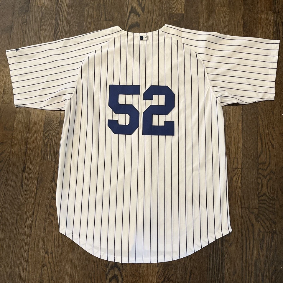 Camiseta New York Yankees CC Sabathia Majestic Auténtica Talla 50 Para Hombre Blanca Hogar Foto 2 de 4