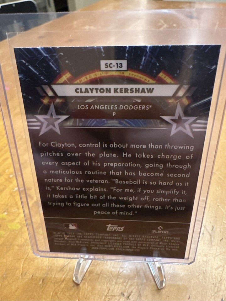 2024 Topps Cosmic Chrome Star Command Clayton Kershaw /25 | eBay