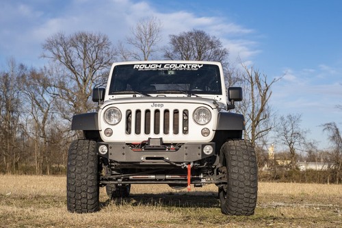 Rough Country 3.25" Lift Kit w/Shocks For Jeep Wrangler JKU 07-18 4-Door - Picture 5 of 8