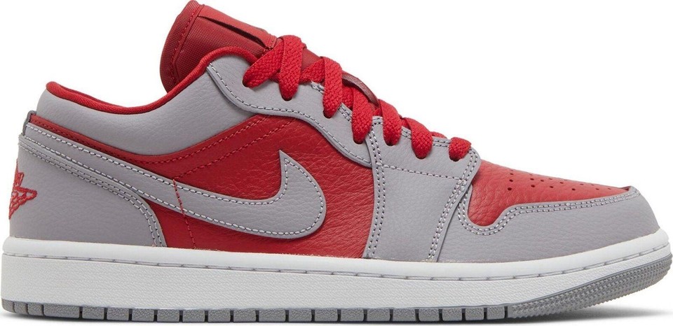 Jordan 1 SE Low Split - Gym Red Cement Grey W - 1 of 1