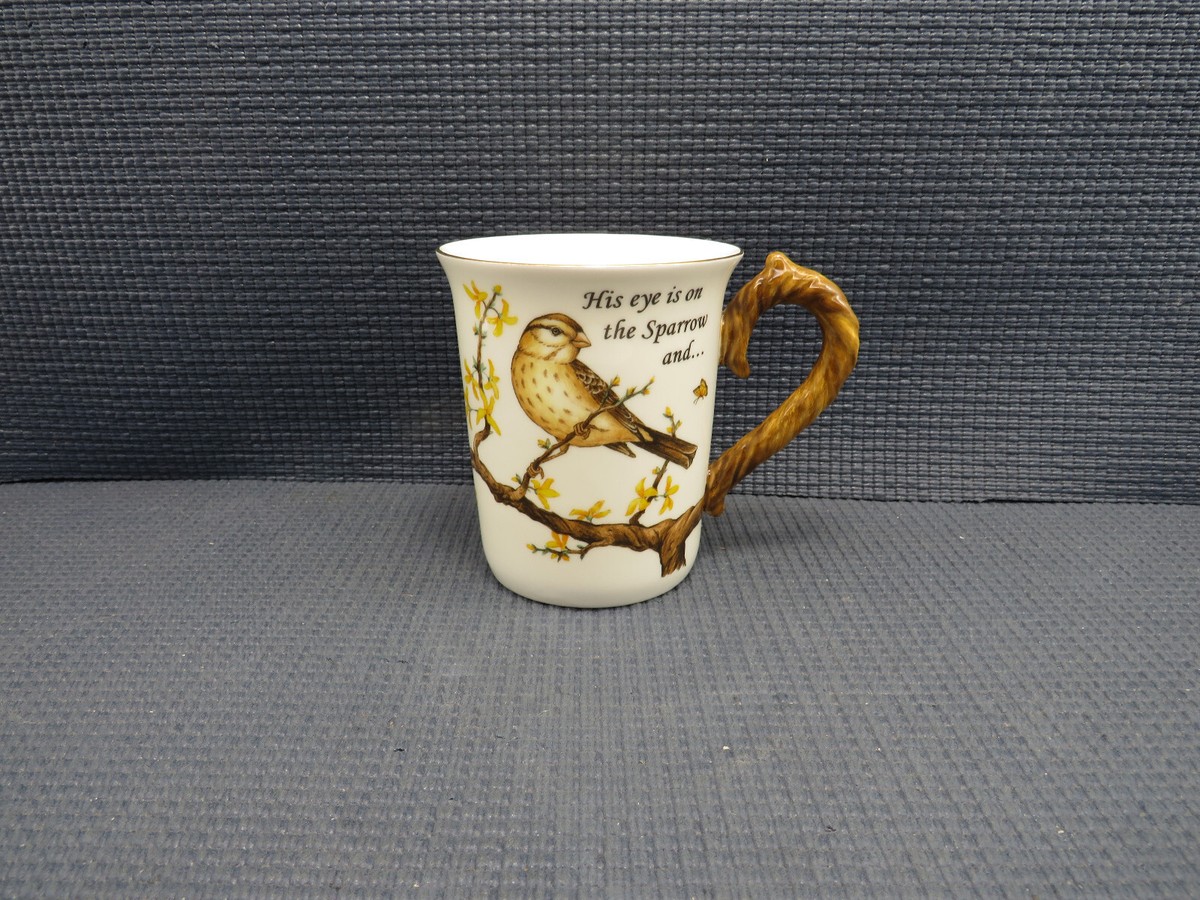 Hour of Power Inspiration His Eye Is On The Sparrow Mug 3 5/8"T x 3 1/8"W