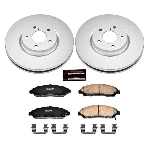 Power Stop Z17 Evolution Geomet Plain Front Brake Kit for 09-15 Honda Pilot Foto 2 de 3