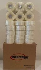 24 Big Rolls USA Made Intertape  2" X218.7 yd. Clear Carton Sealing Packing Tape