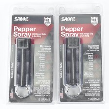 Sabre HC-BK-230C Pepper Spray Maximum Police Strength 25-Bursts UV Dye Lot of 2
