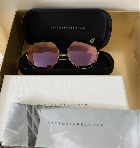 VICTORIA BECKHAM PURPLE MIRROR SUNGLASSES/Handmade ITALY - 第 7/9 張圖片