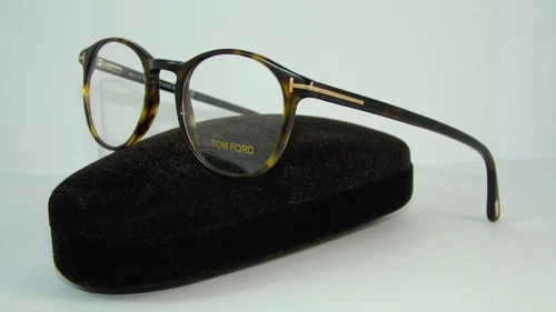 TOM FORD Eyeglasses TF 5294 052 Dark Havana Round Brille Glasses Frames  48-20