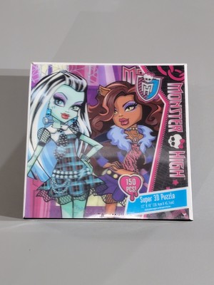 Monster High Super 3D Jigsaw Puzzle 18'' x 12'' Total 150 pcs. Ages 9+ NIB