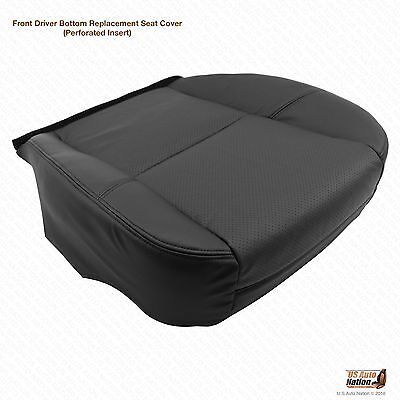 2013 2014 Cadillac Escalade Driver Side Bottom Leather Seat Cover Color Black 
