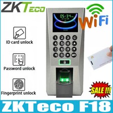 New ZKTeco F18 TCP/IP Biometric Fingerprint Time Attendance Door Access Control
