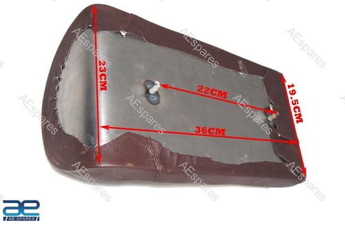 Cushion Seat Dark Brown With Pan Base For Benelli Mojave Cafe Racer Bikes AEs - Bild 2 von 12