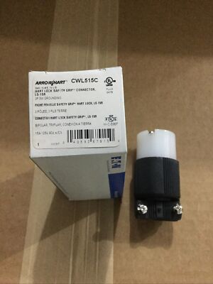 Eaton Arrow Hart Turn Locking Connector NEMA L5-15R 15A 125V CWL515C