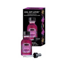 Kama Sutra Oil of Love Warming Massage Oil 0.75oz - Raspberry Kiss