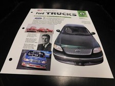 1948-1999 Ford Trucks Spec Sheet Brochure Photo Poster
