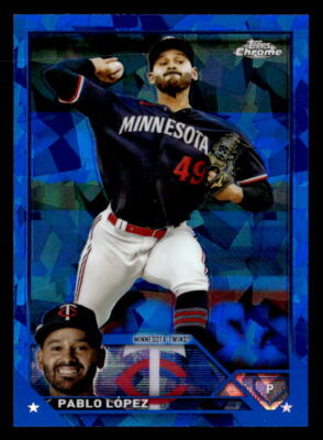 2023 Topps Chrome Update Sapphire #USCS117 Pablo Lopez Refractor