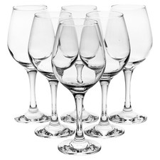 6 Wine Glasses Set Pasabahce Tall Stemmed Red White Wine Cups Dinner Party 460ml