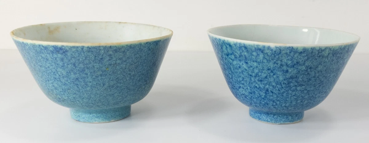 蓝色1900-1940 中国古董碗| eBay
