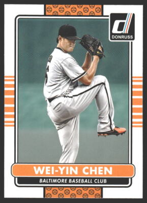 Wei-Yin Chen #57 2015 Donruss Baltimore Orioles